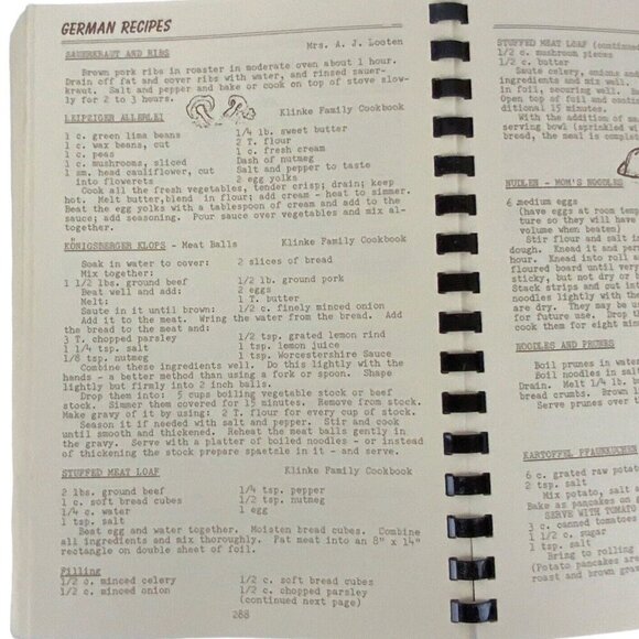 Square House Museum Cookbook Sixth Edition 1973 Panhandle TX Spiral Bound - Picture 15 of 15